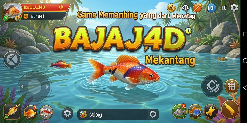 Tampilan gameplay seru memancing di BAJAJ4D.