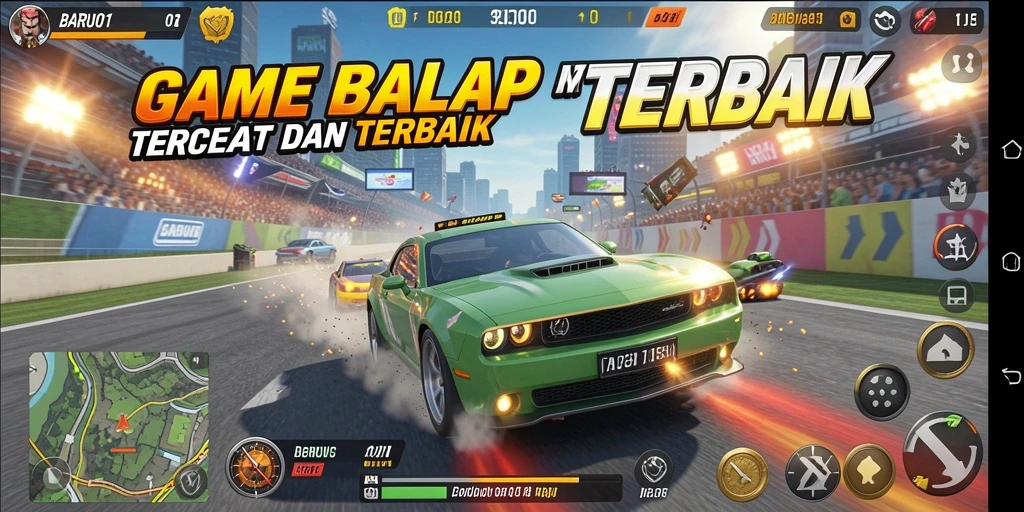 Gameplay balap yang mendebarkan dan kualitas grafis menawan.