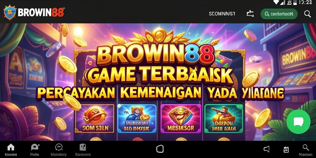 Tampilan gameplay BROWIN88 yang menarik dan interaktif.