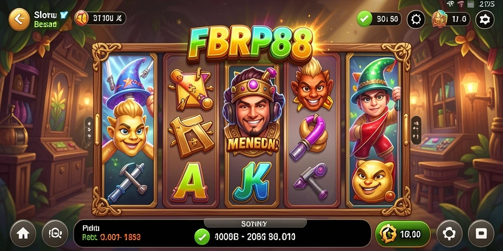 Tampilan gameplay FBRP88 menampilkan keseruan slot dengan grafis memukau.