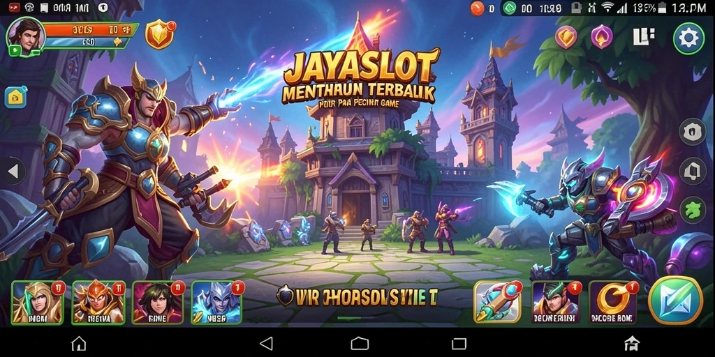 Gameplay JAYASLOT yang intens dan penuh strategi dalam Tower Defense.