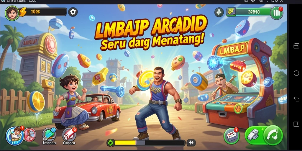 Gameplay seru dari LMBAJP dengan berbagai tantangan yang menarik.
