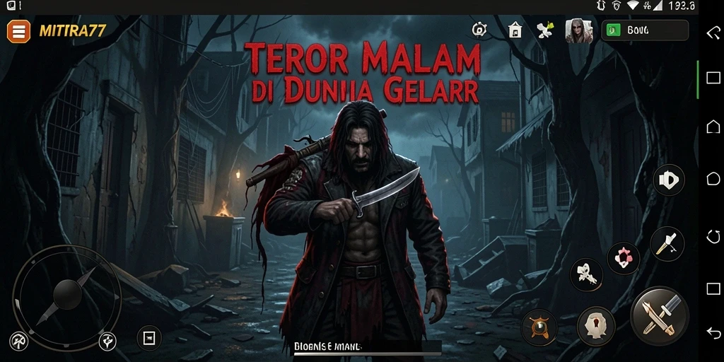 Tangkapan layar menampilkan momen menegangkan dari gameplay MITRA77.