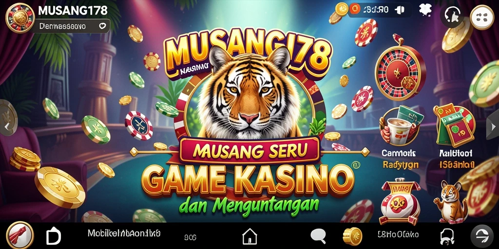 Tampilan menarik dari gameplay Kasino di MUSANG178.
