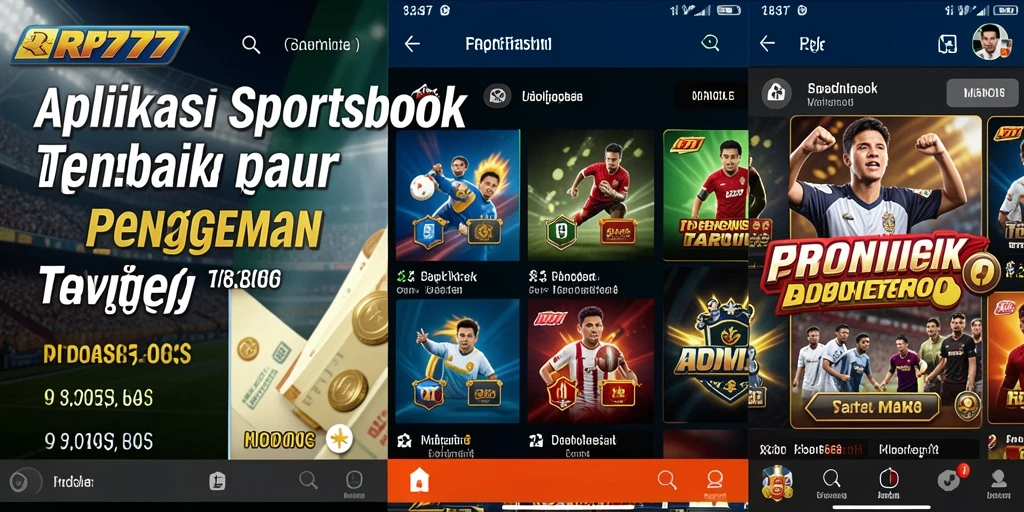 Tampilan gameplay Sportsbook yang menarik di RR777.