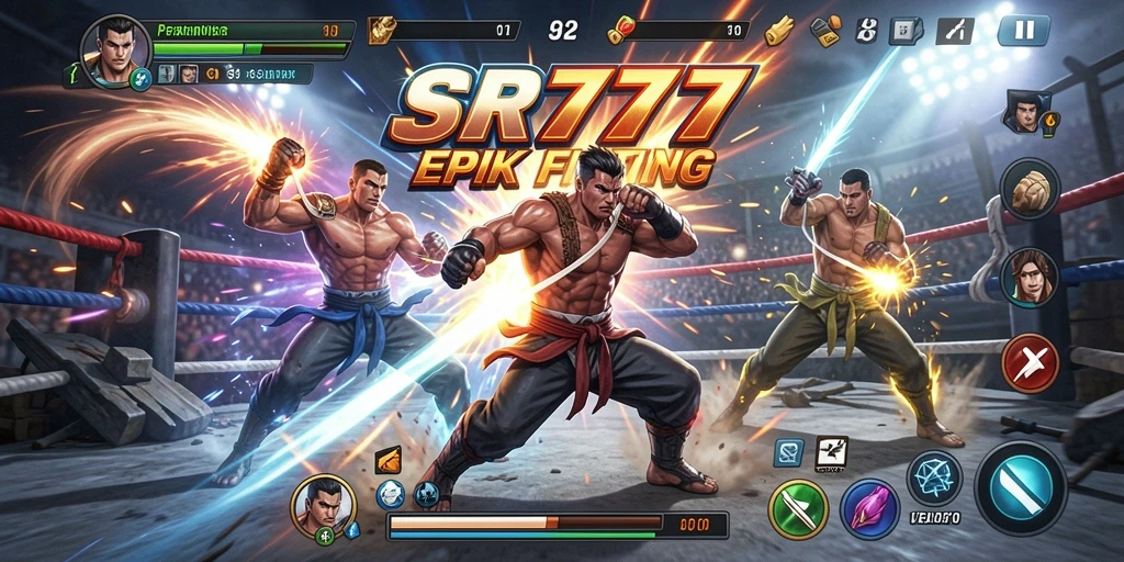 Gameplay mendebarkan dalam pertarungan epik SR777.