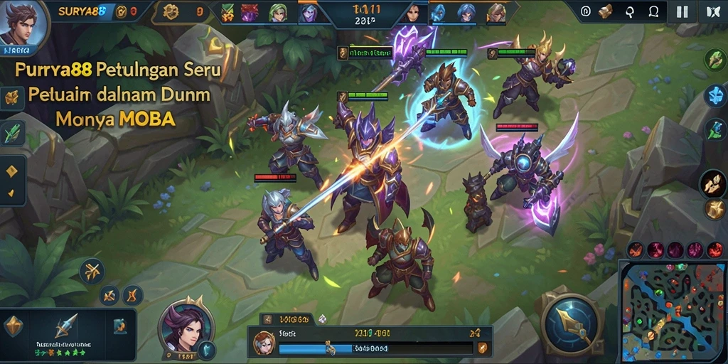 Tampilan gameplay seru dan dinamis dalam SURYA88.