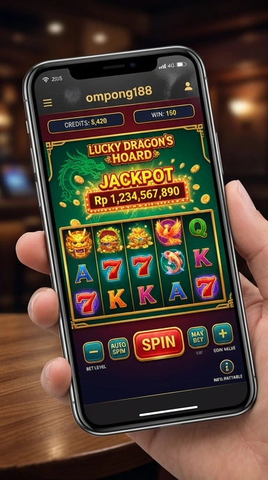 Tampilan antarmuka aplikasi ompong188 yang user-friendly.